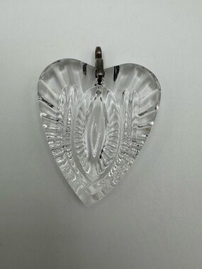 Waterford Crystal Clear Heart Pendant